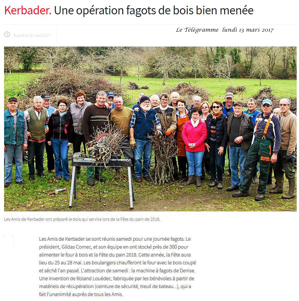 Kerbader. Une opération fagots de bois bien menée Fouesnant LeTelegramme.fr 2017 03 13 21.52.45 copie